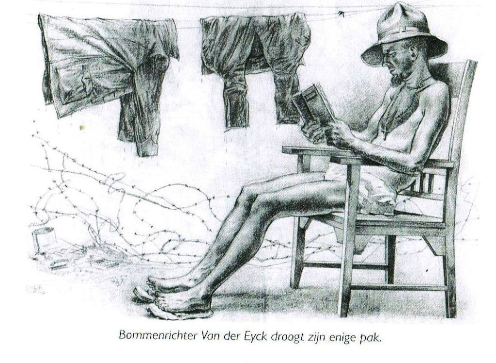 tekening van Charles Burk