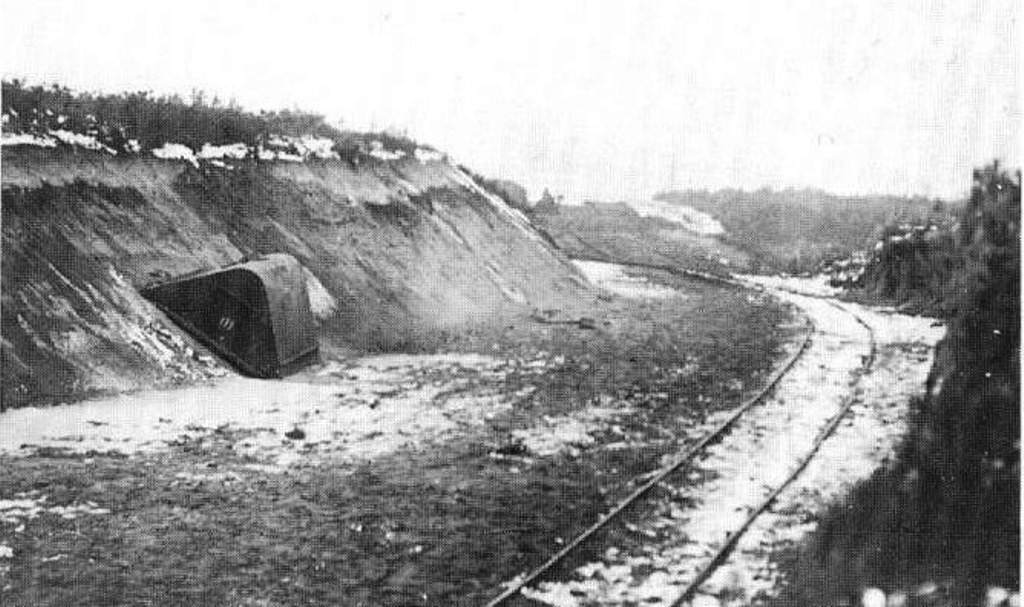 het smalspoor vanuit Assel